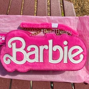 Barbie Movie Logo Crossbody Bag Purse